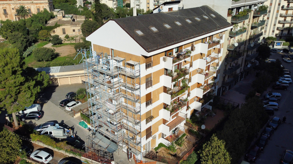 Progetto Contract - lavori di ristrutturazione condominio Via Spagna Palermo